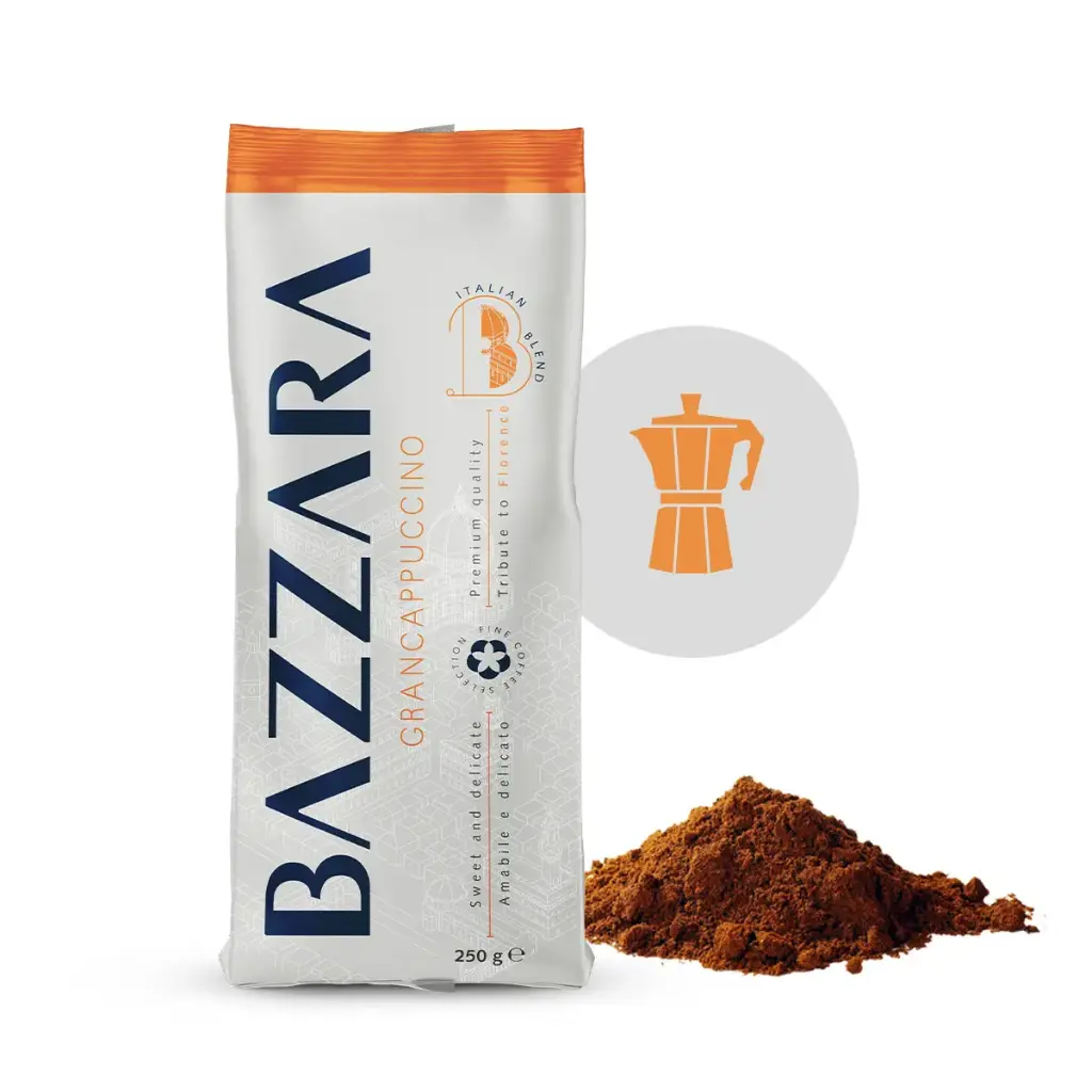 CAFFÈ BAZZARA GRANCAPPUCCINO TOSTATO MACINATO, 250g